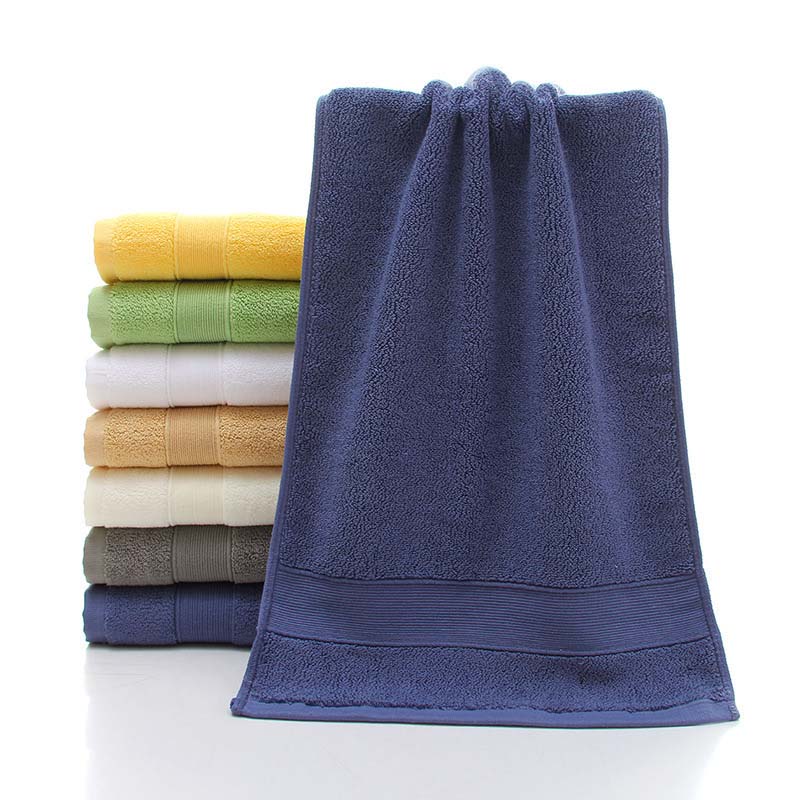 Combed Cotton Padded Plain Hotel FaceTowel