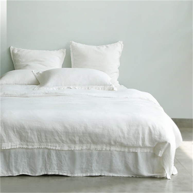 Wholesale Nice Quality Dyed or Original 100% Hemp Bed Linen for OEM