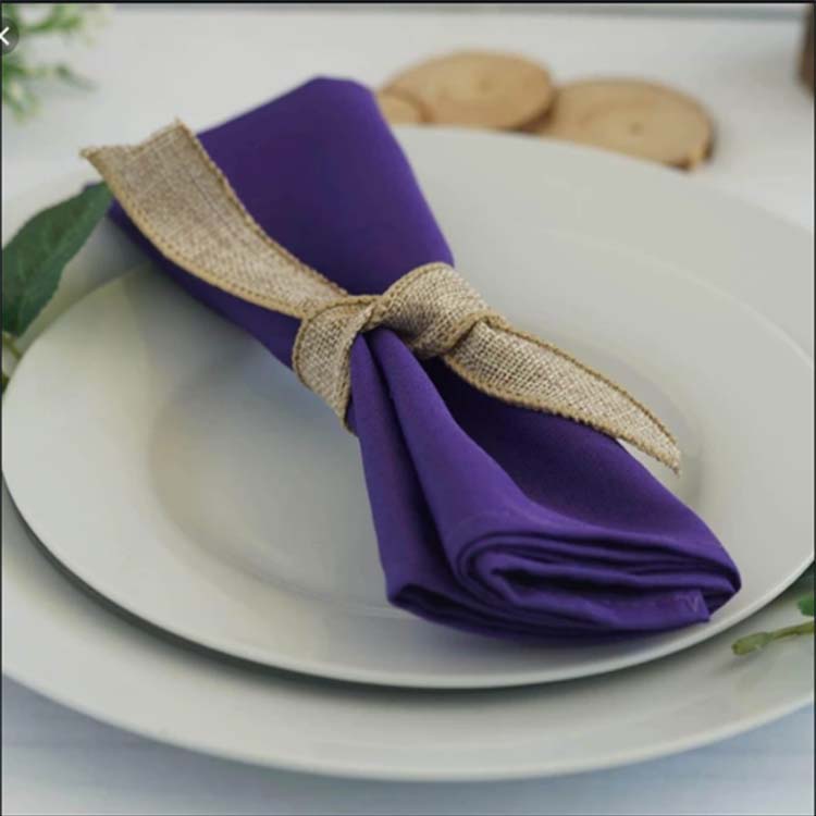 Pure linen napkin fabric, your table is the most stylish