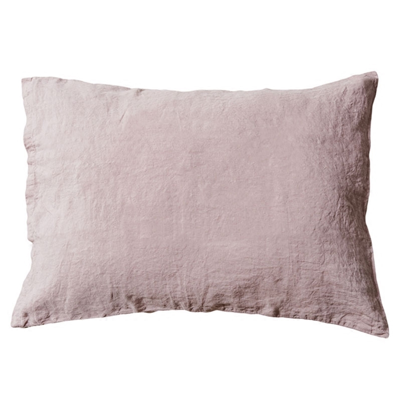 Warm In Winter And Cool In Summer Solid Color 100% Natural Pure Flax Linen Pillow Case for Bed