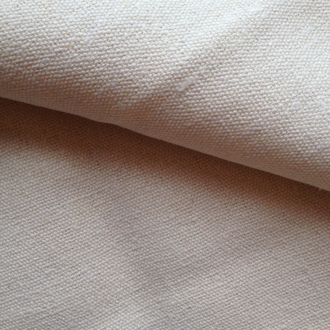 natural woven canvas hemp fabric